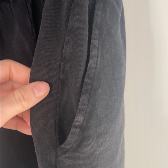 NWOT Adira Washed black sleeveless romper size M - Picture 7 of 14